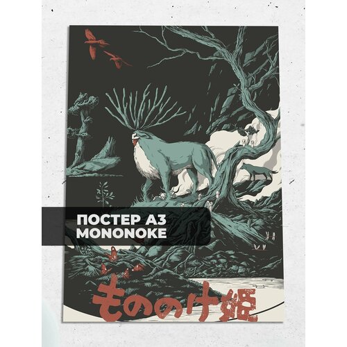 Постер A3 Хаяо Миядзаки