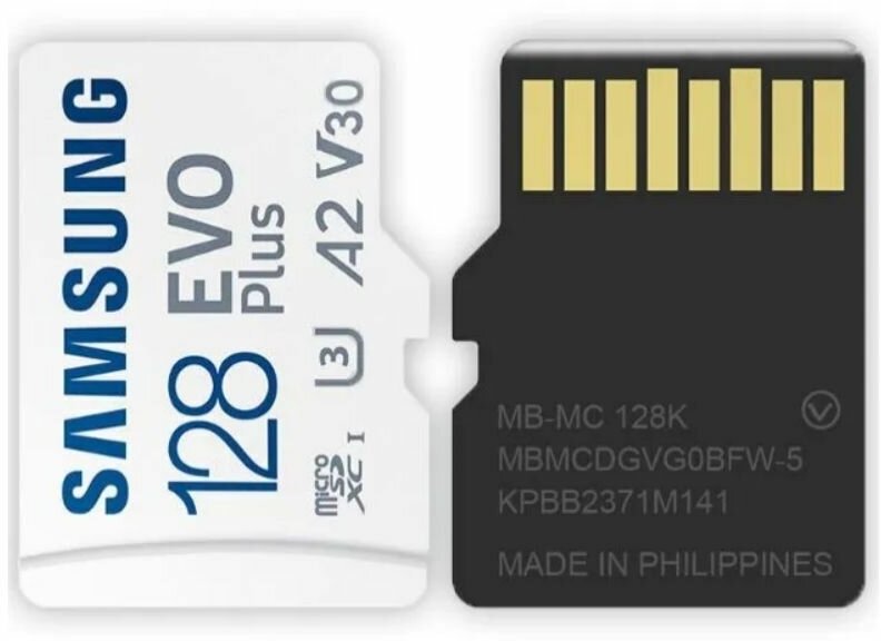 Карта памяти Samsung EVO Plus microSD