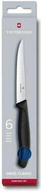 Набор Victorinox ножей кухон. Swiss Classic (6.7232.6) компл:6шт синий подар. коробка