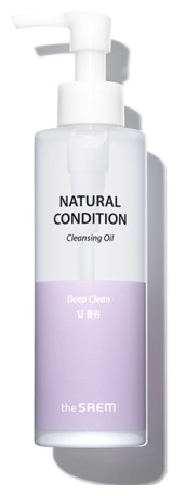 Масло гидрофильное для глубокого очищения (для жирной кожи) The Saem Natural Condition Cleansing Oil Deep Clean 180ml