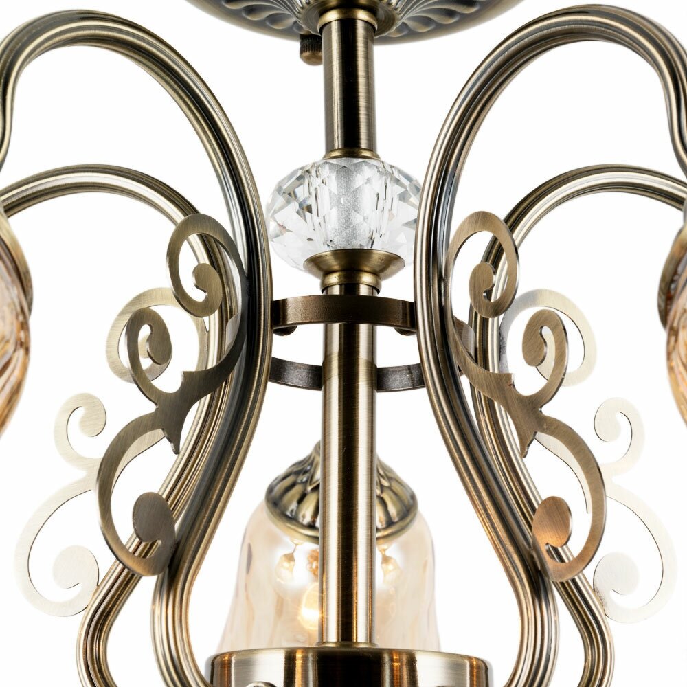 Люстра Arte Lamp Nicole A2702PL, G9, 300 Вт, кол-во ламп: 5 шт., цвет: бронзовый - фотография № 3