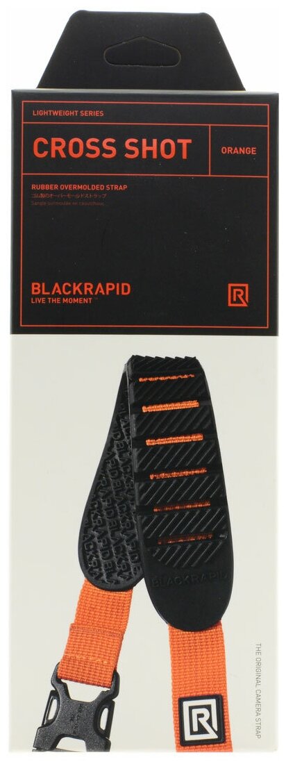 BlackRapid Cross Shot Breathe Orange тонкий плечевой ремень для фотоаппарата оранжевый