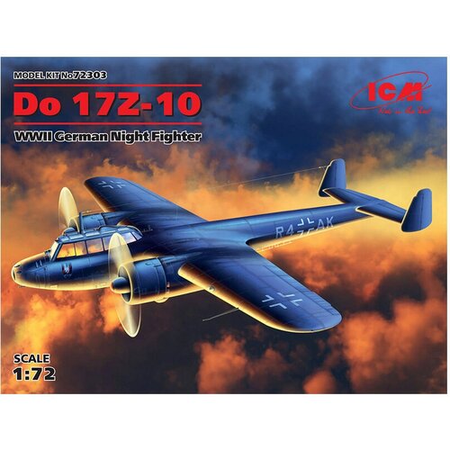 72303 ICM Германский ночной истребитель Do 17Z-10 Масштаб 1/72 48242 do 215 b 5 германский ночной истребитель 2 мв