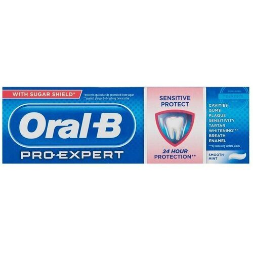 Зубная паста Oral-b Pro-Expert Sensitive Protect 75мл (Из Финляндии)