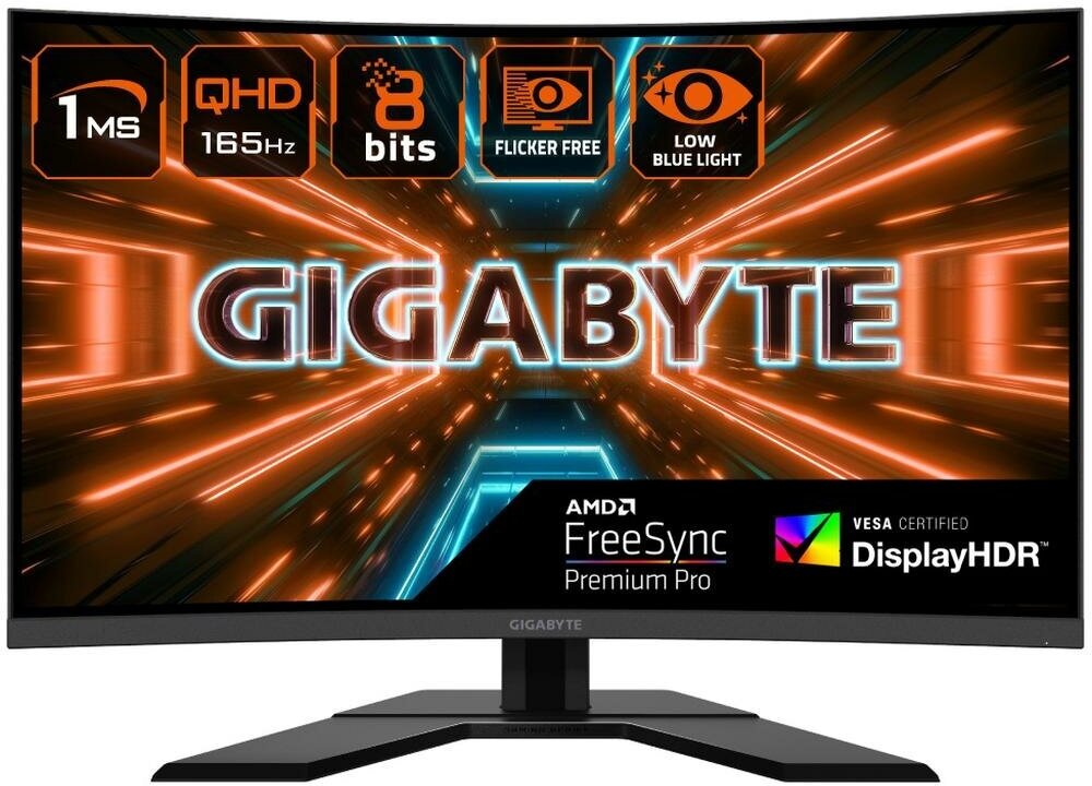 Монитор 32" Gigabyte G32QC A-EK VA 2560x1440 1ms HDMI, DisplayPort