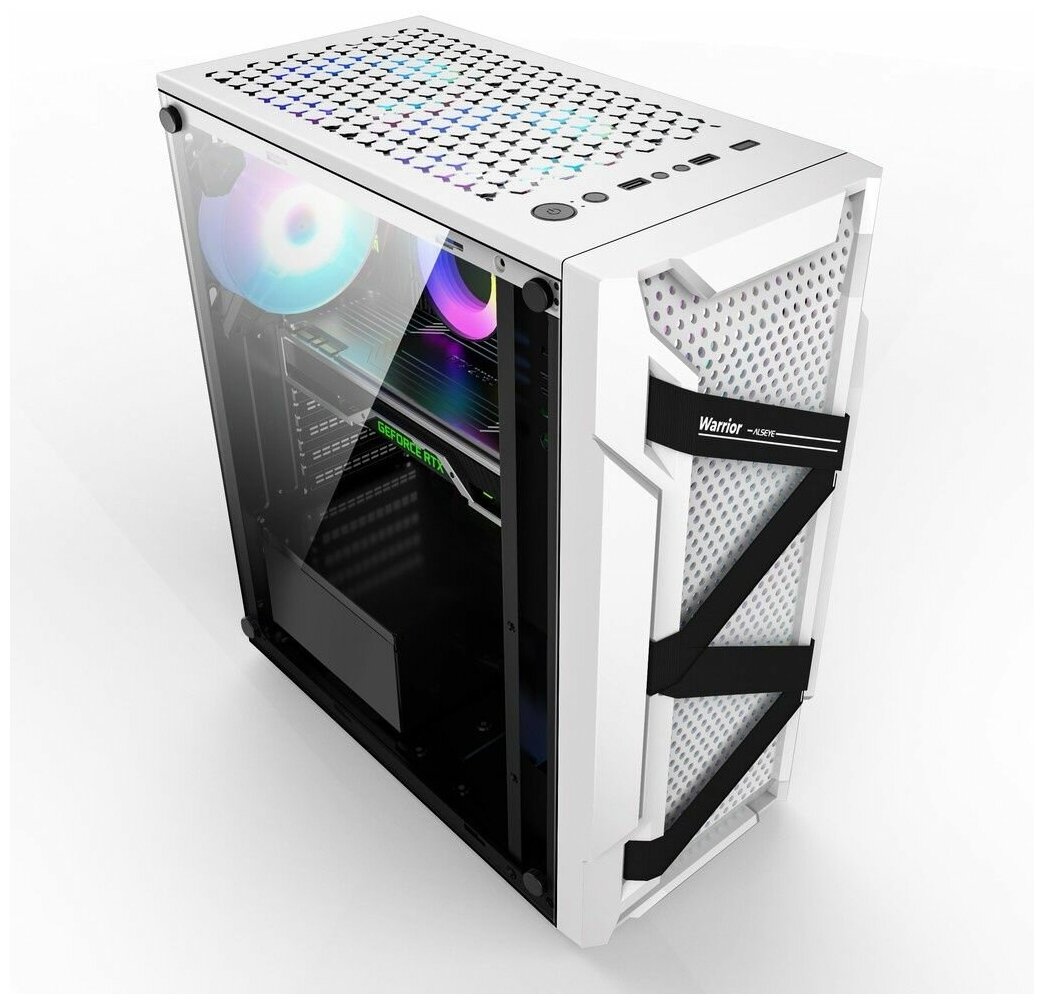 Корпус ALSEYE Warrior-W Mini-ITX/Micro ATX/ATX, USB2.0, HD Audio, USB3.0, HDD(3.5 ), SSD(2.5 )