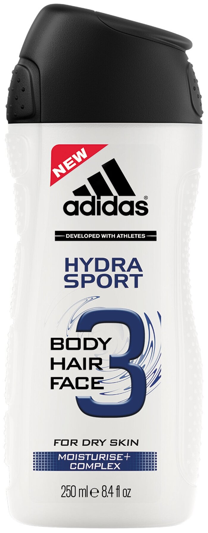 Adidas 3 В 1 Hydra Sport Гель Д/душа Муж 250 Мл COTY BEAUTY LLC - фото №6