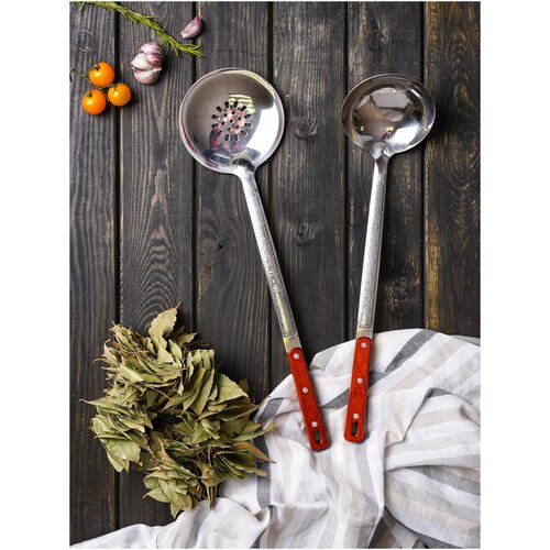 Набор для казана/ Шумовка для казана/ Половник для казана 45 см