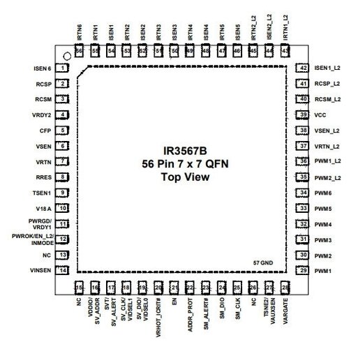 Микросхема IR3567B