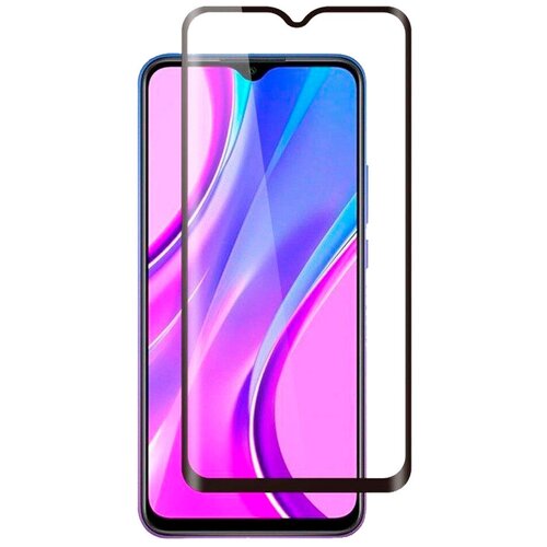 Защита экрана/Защитное стекло на экран/для Xiaomi Redmi 9/для Ксиоми Редми 9, черный