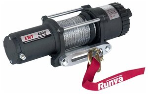 Лебедка Runva EWT 4500 ASR, 2050 кг, 12V, синтетический трос