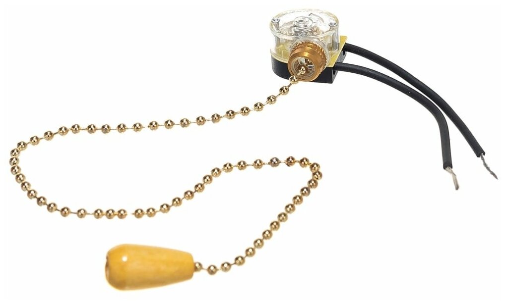 DORI Выключатель с цепочкой для бра, gold 40651