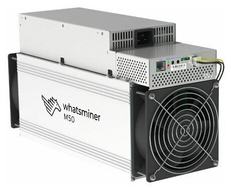 Асик Whatsminer MicroBT M50S 126TH/S промышленный электрический бытовой для майнинга криптовалюты / собранный металлический ASIC майнер