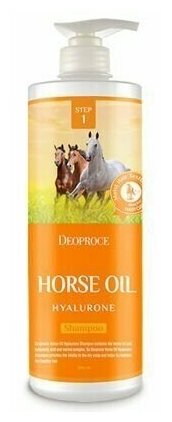 Шампунь с лошадиным жиром и гиалуроновой кислотой Deoproce Horse Oil Hyalurone Shampoo 1000ml