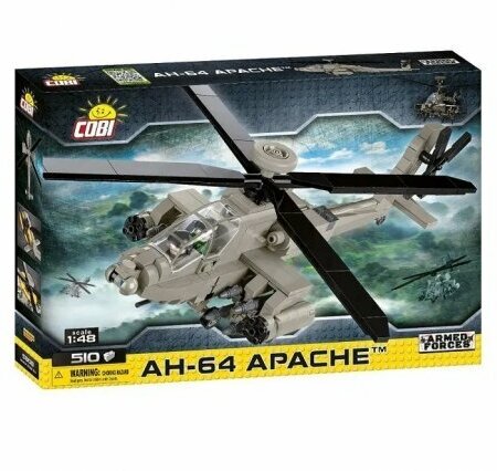 Конструктор Cobi вертолёт AH-64 APACHE 1:48 5808