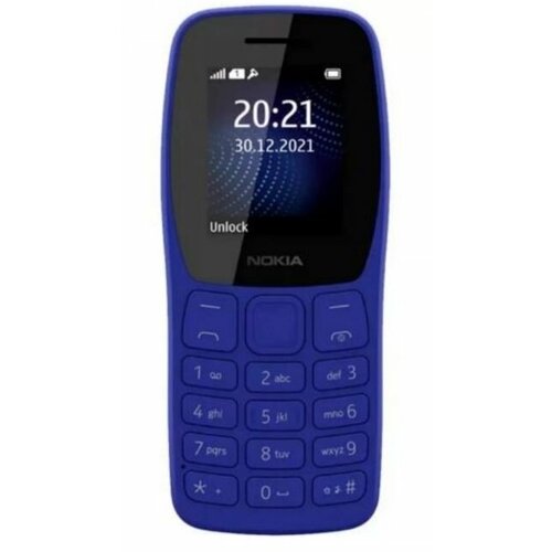 Мобильный телефон Nokia 105 TA-1428 DS BLUE (11SIAL01A01) 2022 сотовый телефон nokia 105 2022 ta 1428 dual sim charcoal