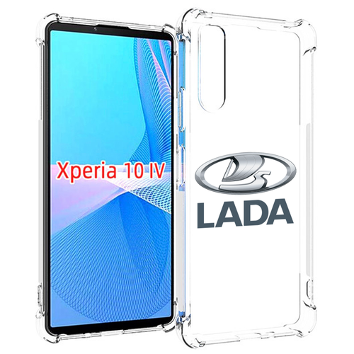 Чехол MyPads Lada-ваз-4 мужской для Sony Xperia 10 IV (10-4) задняя-панель-накладка-бампер