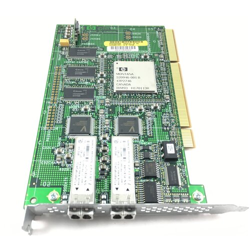 Контроллеры HP Контроллер HP 542582-001 2-Port PCI-X 4GB/s Fibre Channel Host Bus Adapter контроллеры адаптеры модули контроллер lsi emulex lpe32002 m2 hba dual port 32gb fibre channel hba lpe32002 m2