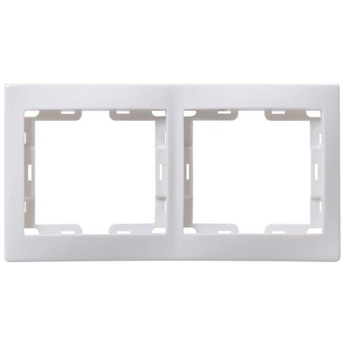 Рамка 2-м Кварта РГ-2-КБ горизонт. бел. IEK EMK20-K01-DM (3 шт.)
