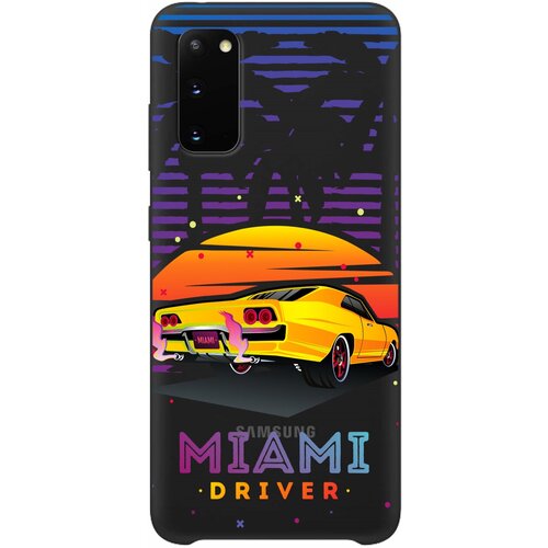 Силиконовый чехол Mcover для Samsung Galaxy S20 с рисунком Драйв Майами силиконовый чехол mcover для samsung galaxy s21 fe с рисунком майами драйв