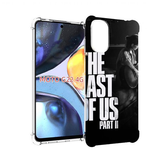 Чехол MyPads The Last of Us Part II Элли для Motorola Moto G22 4G задняя-панель-накладка-бампер