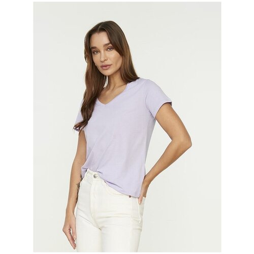 Футболка TRENDYOL женская, модель: TWOSS20TS0129, цвет: LILAC, размер: XS