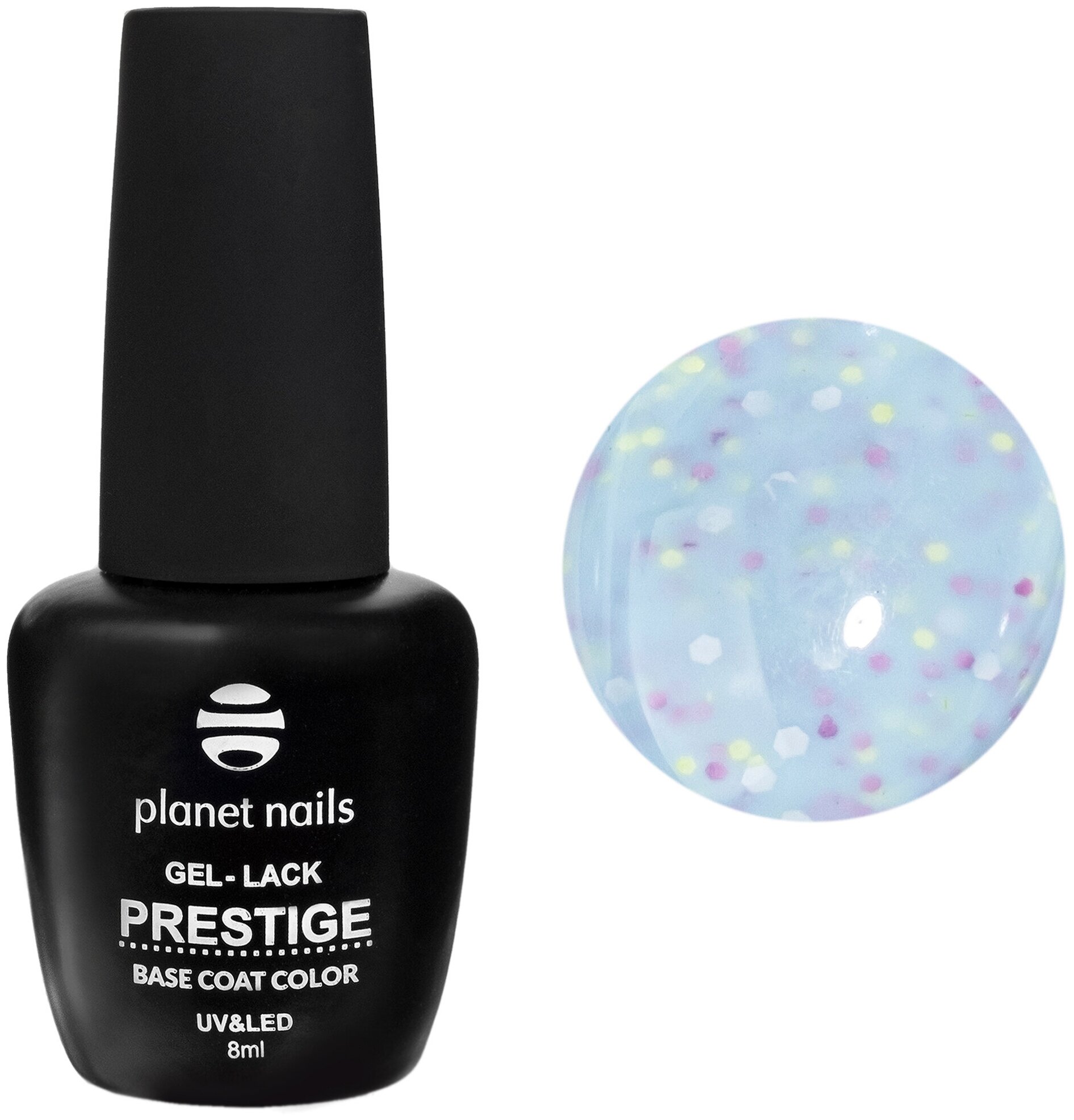 PLANET NAILS, PRESTIGE BASE COLOR SMOOTHIES, Гель-лак №187, 8 мл