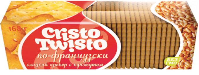Крекер Белогорье Cristo Twisto по-французски с кунжутом