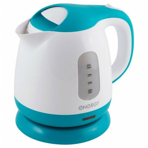 Чайник пласт 1л Energy арт E-275 белыйбирюзовый 1100Вт 84000₽