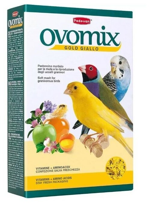 Падован Ovomix Gold giallo Корм для птенцов яичный 1кг