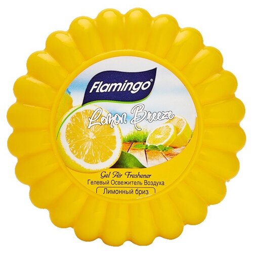 Flamingo Освежитель воздуха гелевыйLemon breeze 150 мл,