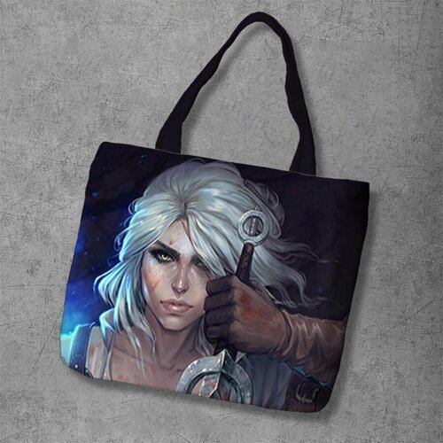 фото Сумка шоппер anime dakimakura, фактура рельефная, мультиколор