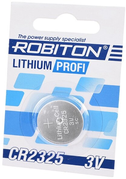 Батарейка 3V CR-2325 дисковая "Robiton PROFI" литиевая