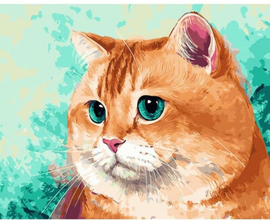 Картина по номерам «Упитанный кот», GX29469, 40х50