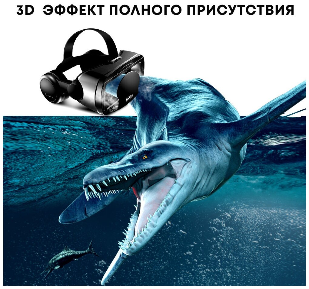 Очки виртуальной реальности/ VR шлем VRG PRO +