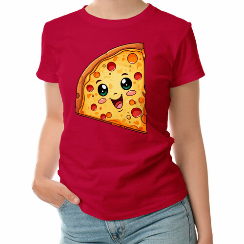 фото Футболка roly, размер s, красный