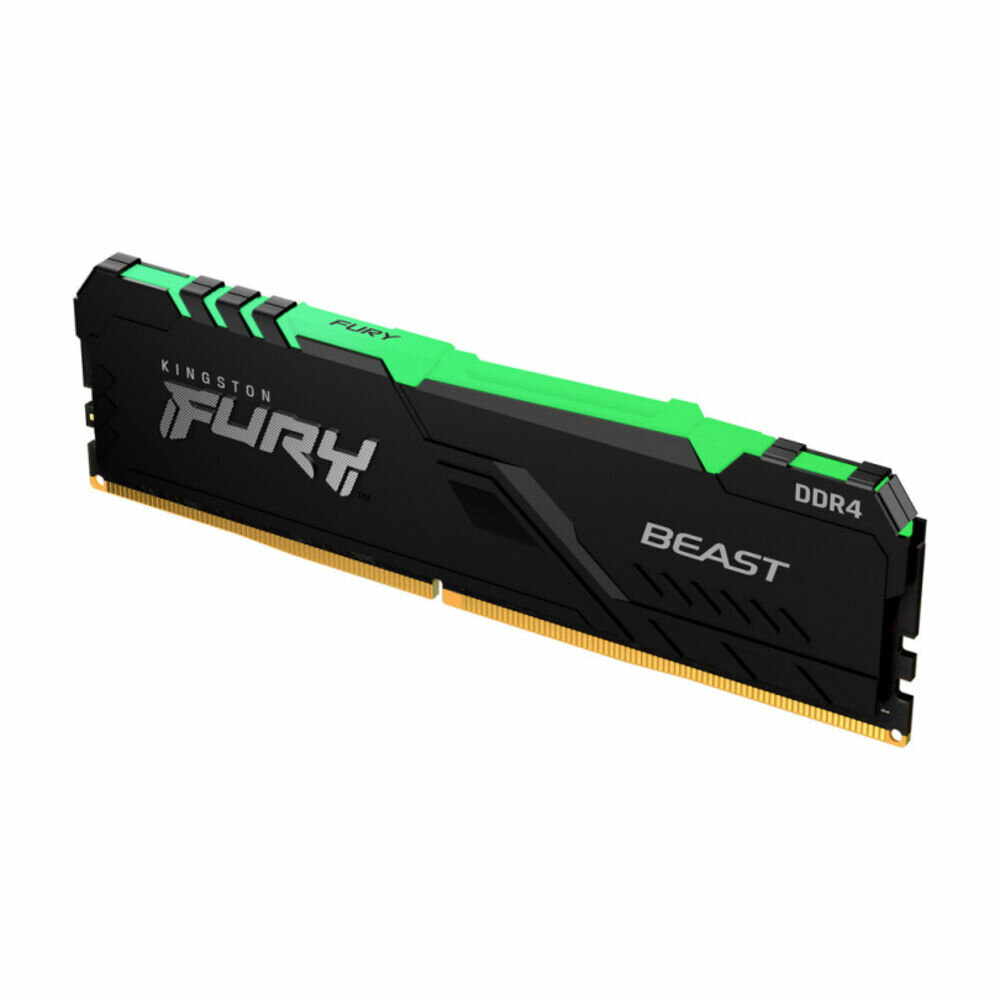 Модуль памяти DDR4 32GB Kingston FURY KF432C16BBA/32 Beast RGB 3200MHz CL16 2RX8 135V 288-pin 16Gbit