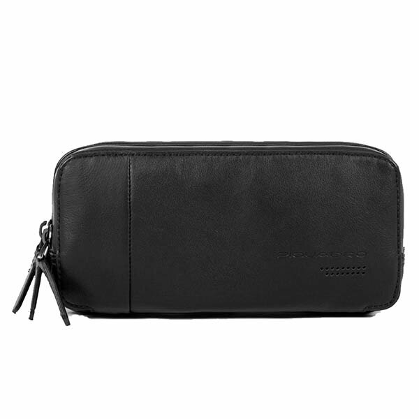 Портмоне PIQUADRO, фактура гладкая, черный