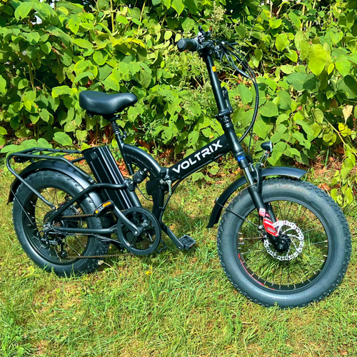 фото Электровелосипед voltrix t-1000f складной фэтбайк, 500 вт, 20 дюймов, двухподвес