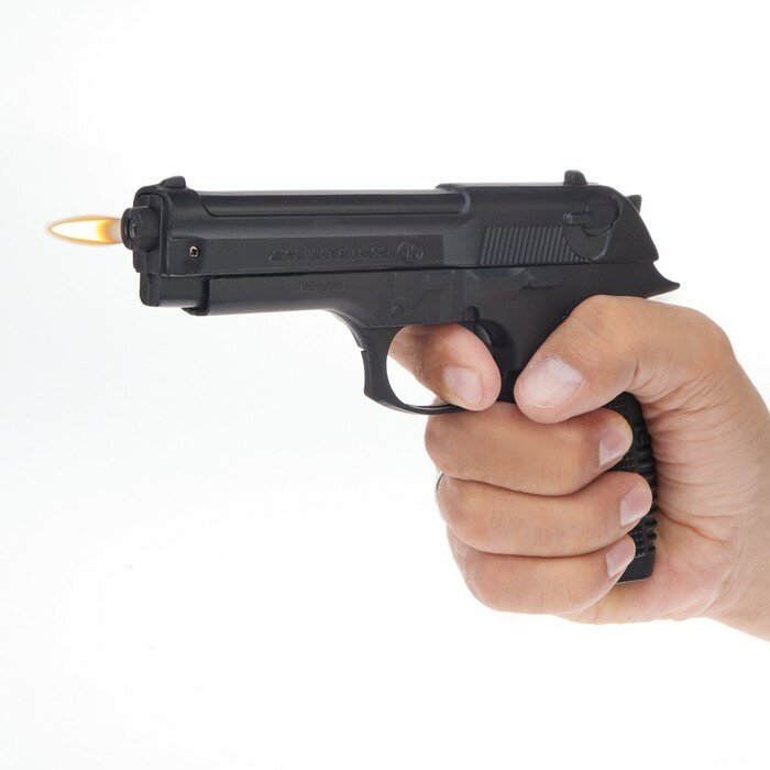 Зажигалка газовая "Пистолет", пьезо, 28.5 х 2.2 х 12.5 см 9577682 - фотография № 4