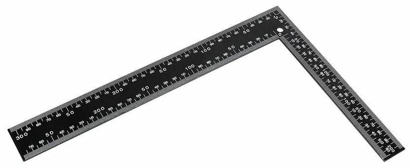 фото Угольник столярный цельнометаллический 300х200х2,0 мм