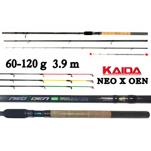 фото Удилище фидерное kaida neoxoen, тест 60-120гр, 3.9м