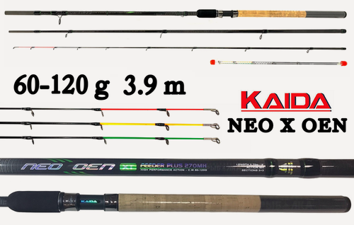 Изображение товара Удилище фидерное Kaida NEOxOEN, тест 60-120гр, 3.9м