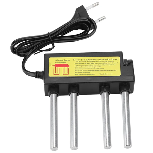 Прибор для электролиза техметр EA-02 бытовой электролизер для водопроводной воды (Черный)