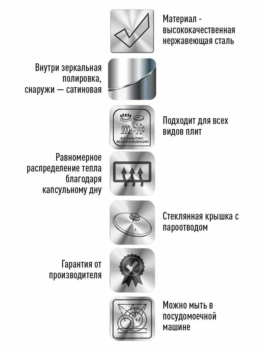 Кастрюля ARDI KUCHE AR-202, 3.8 л — фото 1