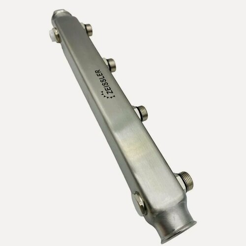 Изображение товара Коллектор из нерж. стали с межосевым расстоянием выходов 100 мм.1"*1/2"-4 выхода