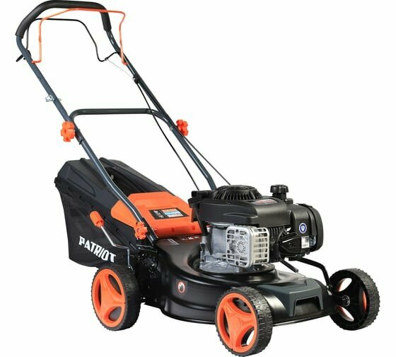 фото Газонокосилка бензиновая PATRIOT PT 42BS, 125сс B&S 300E, 41см, привод на колеса, пластик травосборн, шт PATRIOT