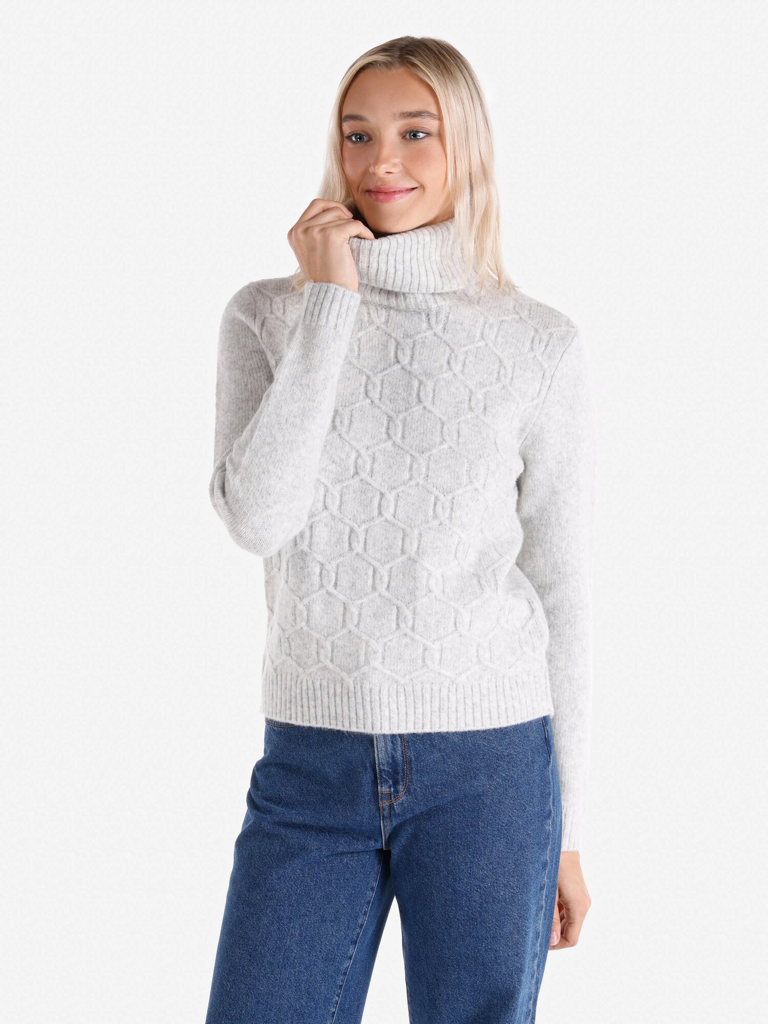 Свитер COLIN'S, размер S, , серый