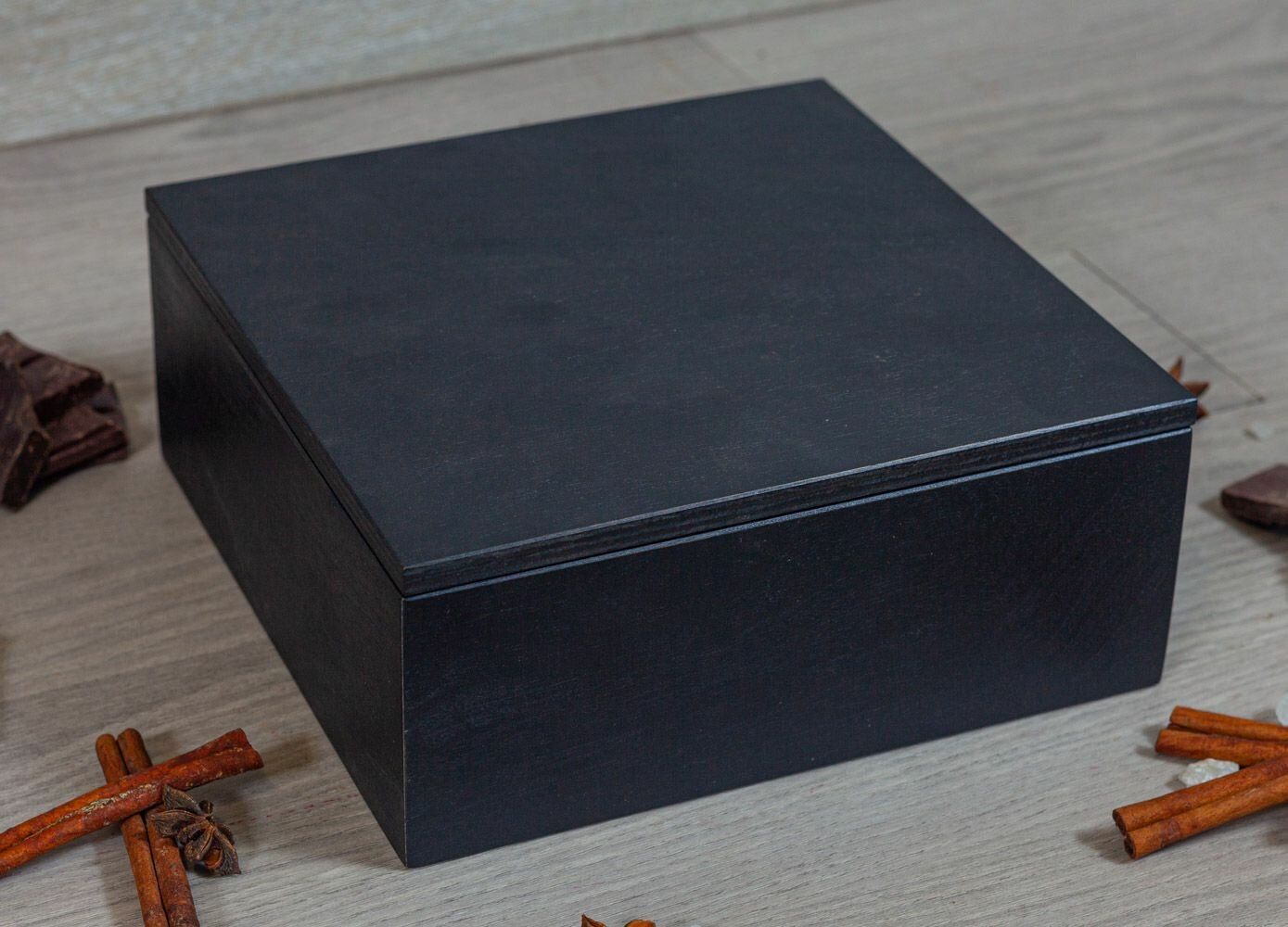 Коробка для шести рюмок чёрная — фото 1