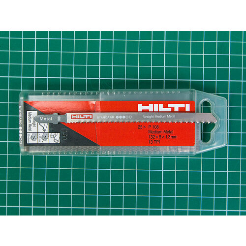 Полотно для лобзика Hilti P 108 25 medium metal 97-01123 4050₽